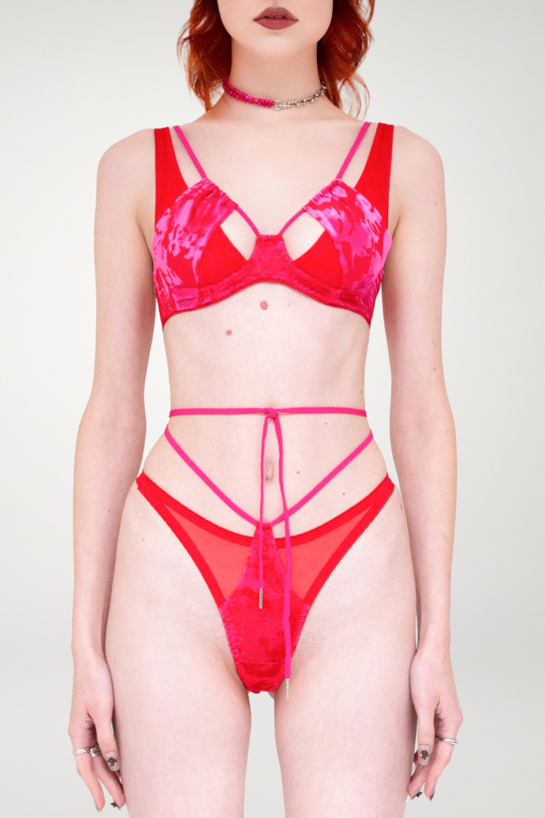 Silvy ten Broeke Velvet Bloom bra