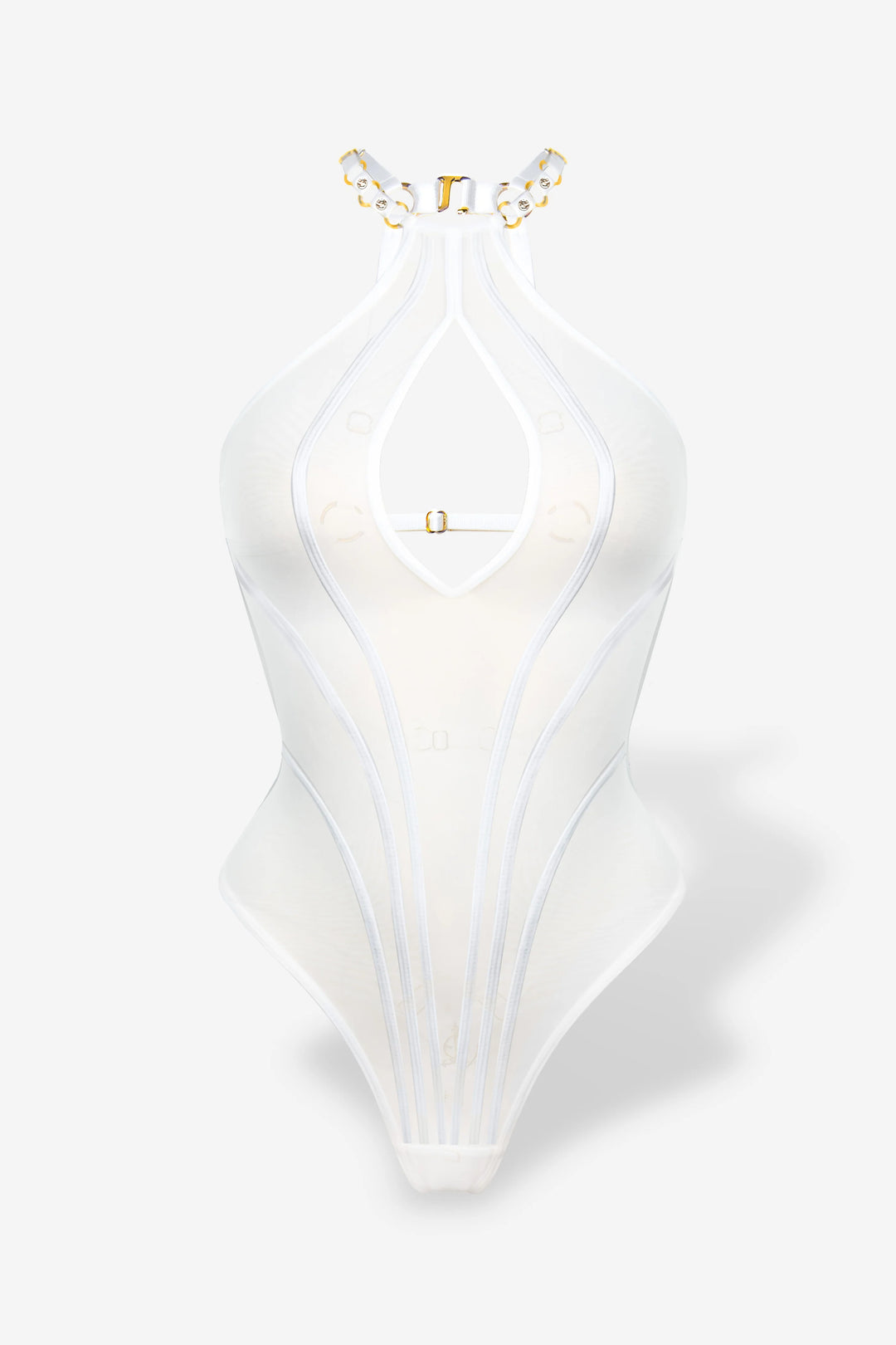 Qrucifix Angi Bodysuit White