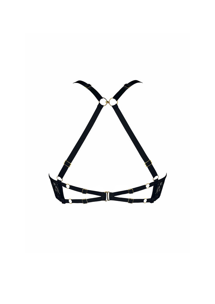 Bordelle Amela Plunge Wire Bra Black