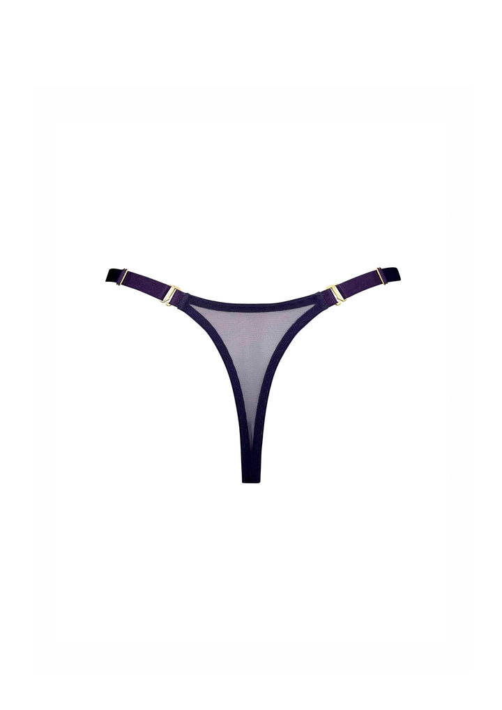 Bordelle Amela Thong Deep Purple