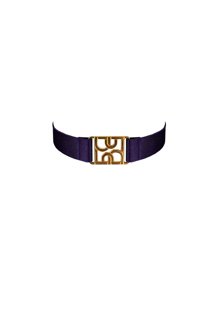 Bordelle Nara Strap Collar Deep Purple