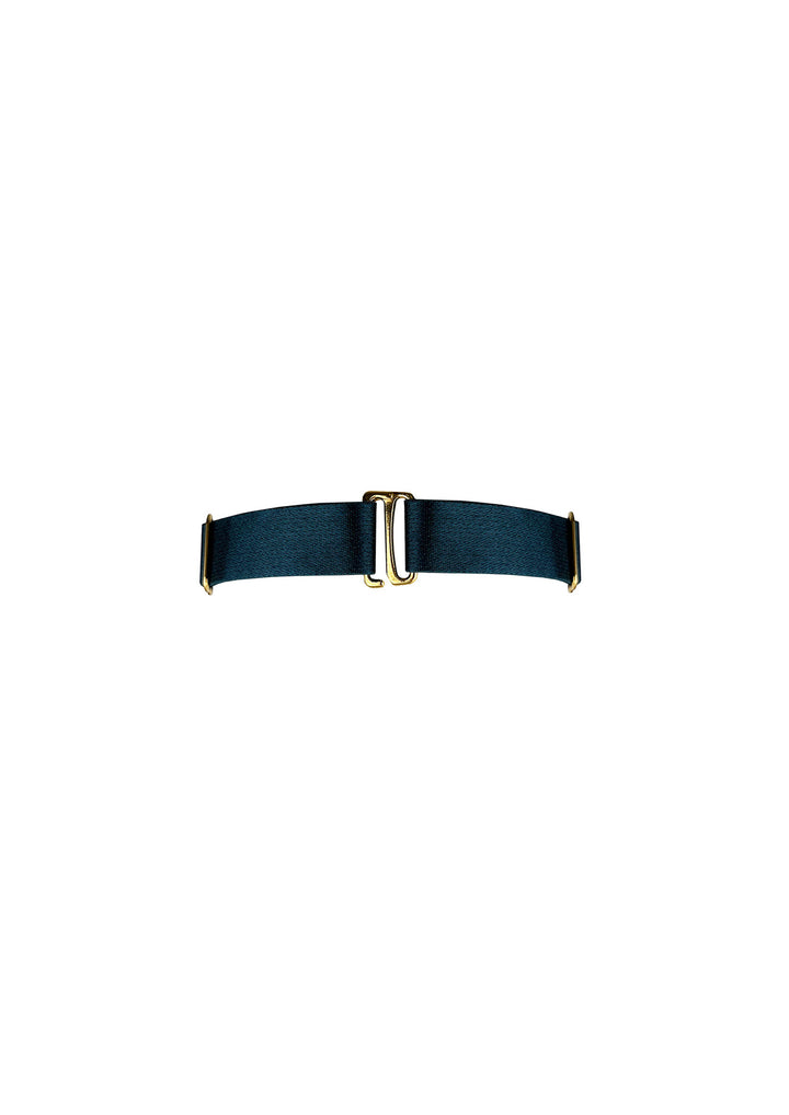 Bordelle Nara Strap Collar Teal