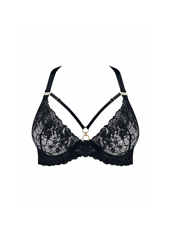 Bordelle Amela Plunge Wire Bra Black