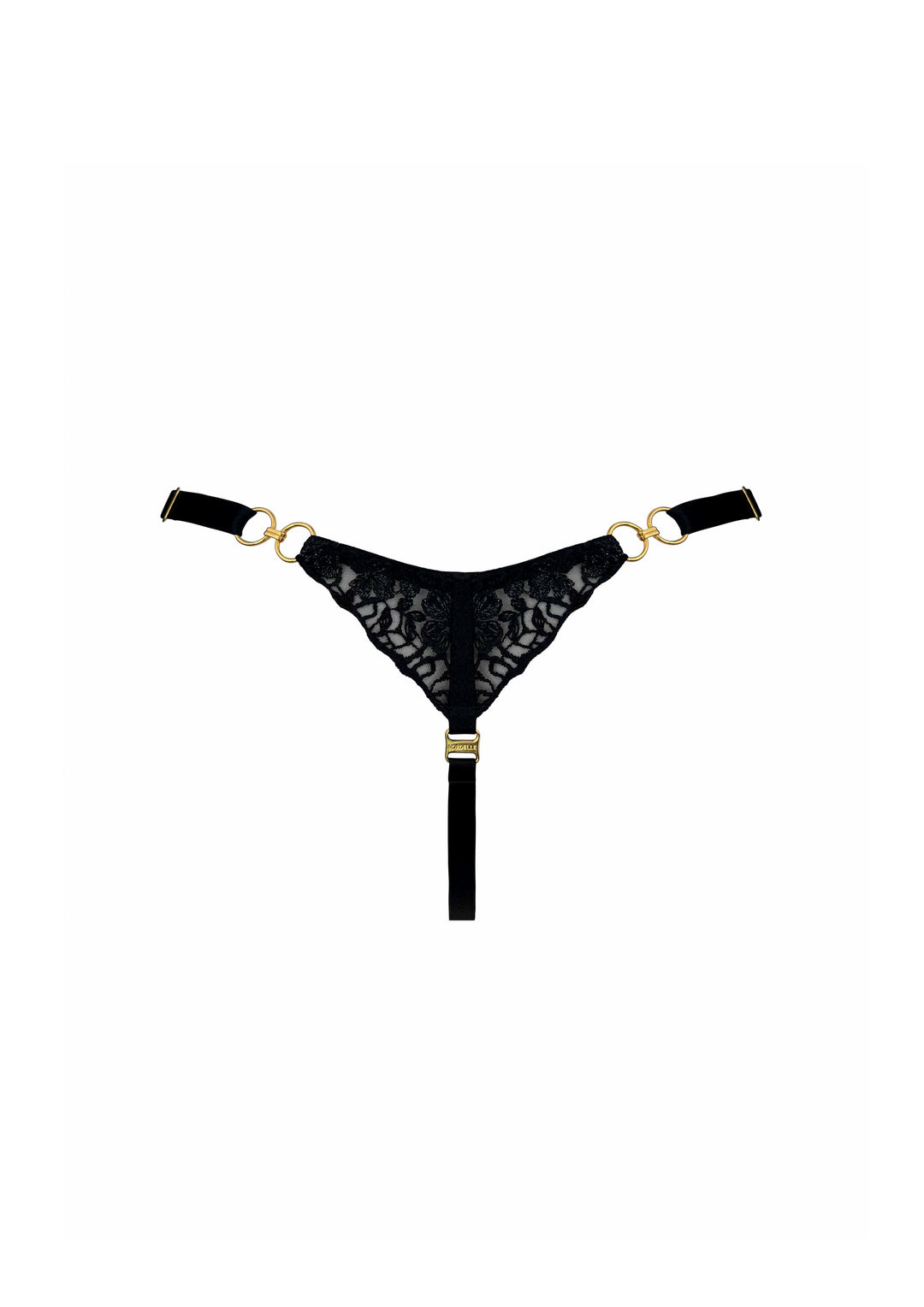 Bordelle Amela Strap Thong Black