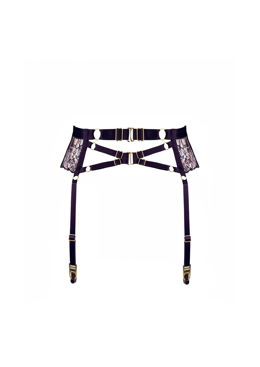 Bordelle Amela Suspender Deep Purple