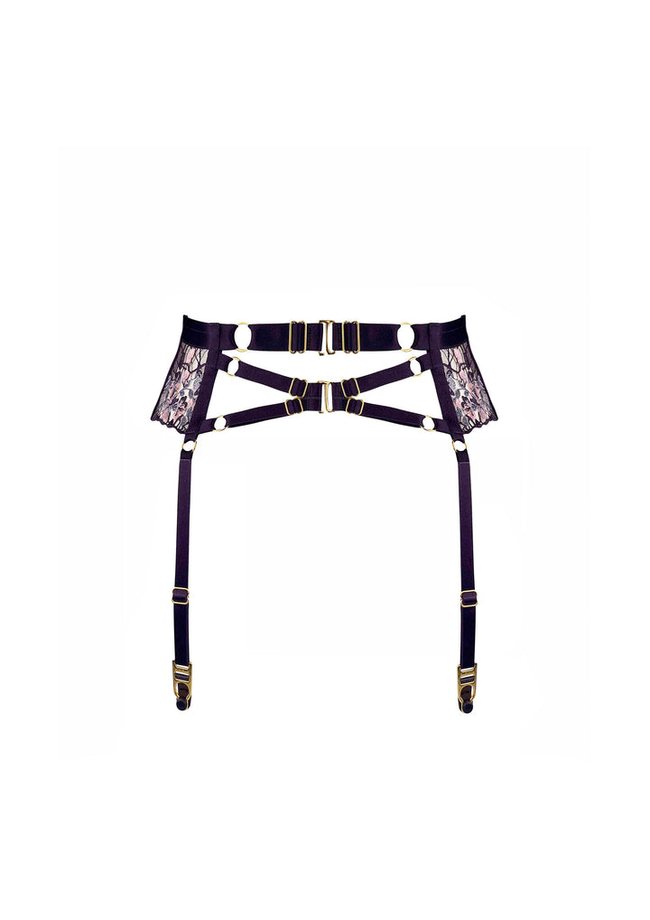 Bordelle Amela Suspender Deep Purple