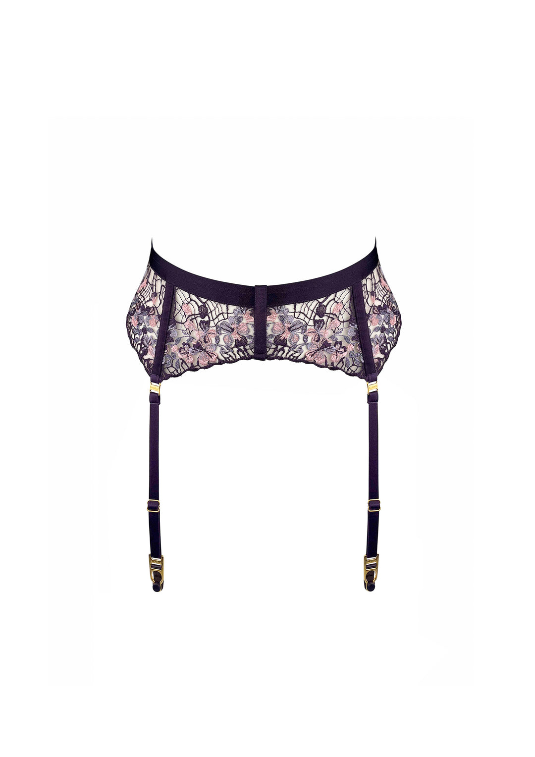Bordelle Amela Suspender Deep Purple