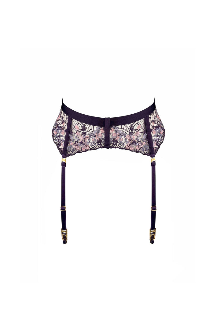 Bordelle Amela Suspender Deep Purple