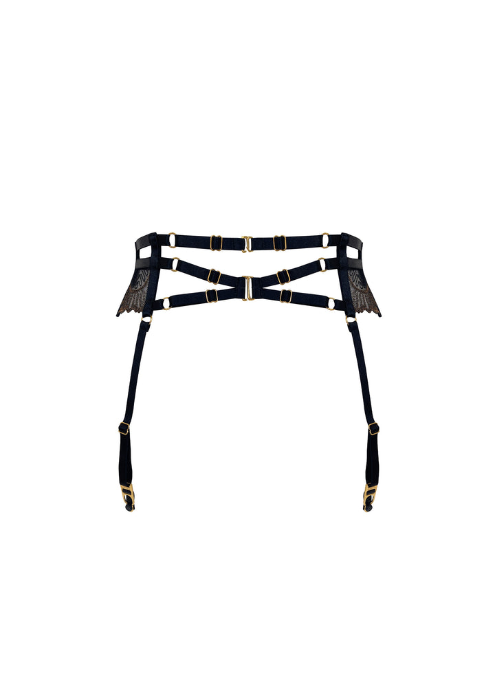 Bordelle Tierra Suspender Black