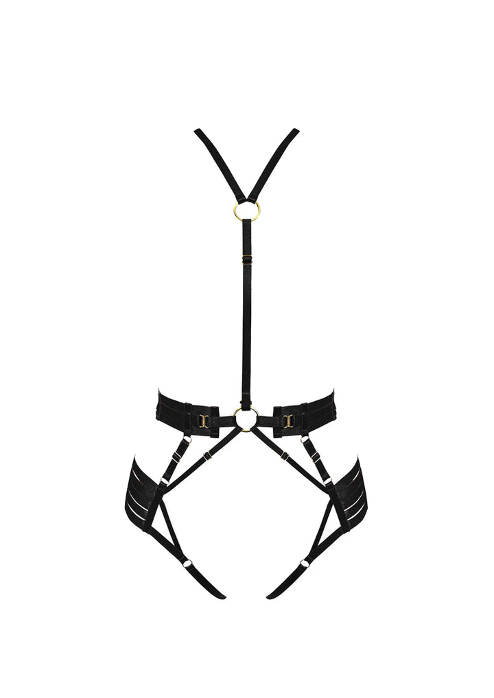 Bordelle Signature Strap Body Harness black