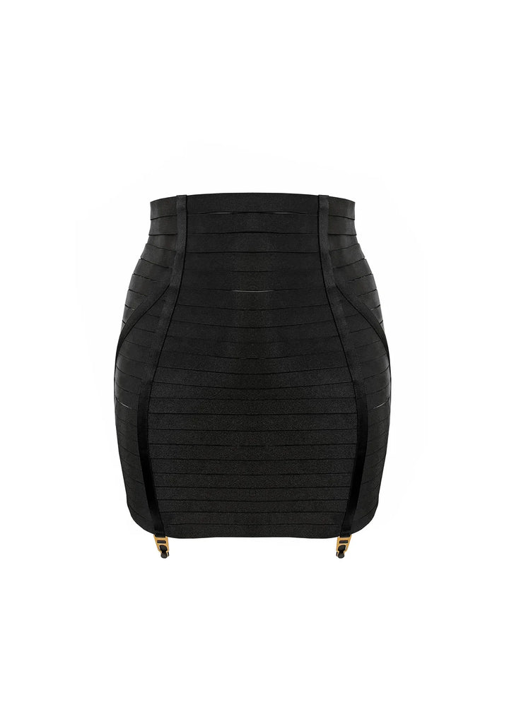 Bordelle Signature Waspie Skirt Black