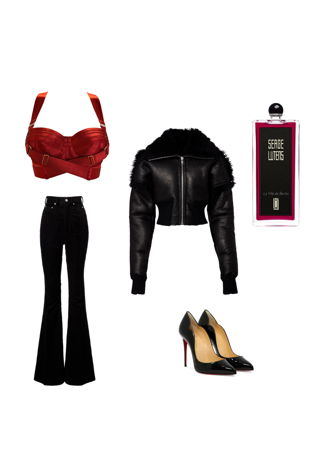 Black Patent Leather Hot Chick Pumps 100