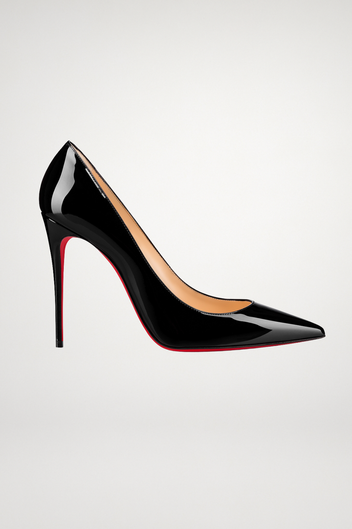 Black Patent Leather Kate Décolleté 100