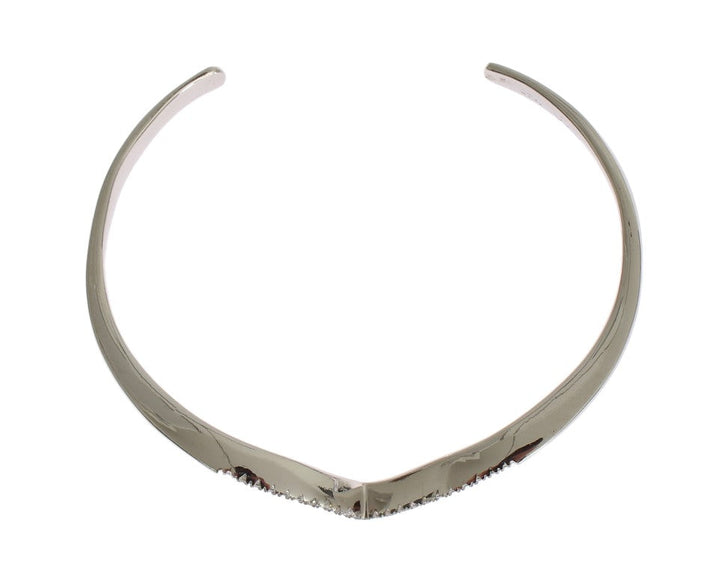 Nialaya Skyfall CZ 925 Silver Bangle Bracelet