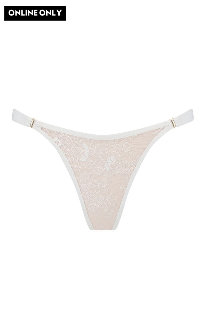 Tatu Couture Xena Lace Thong Ivory