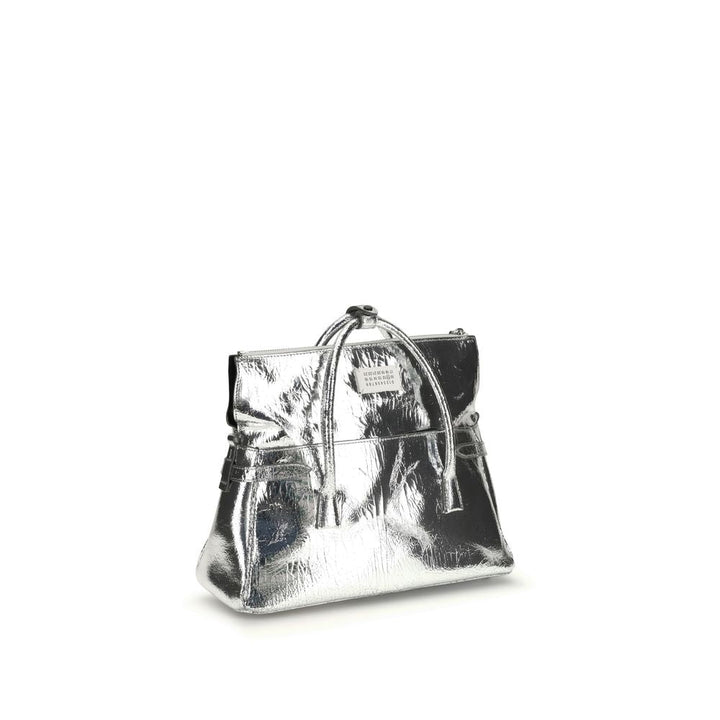 Margiela 5AC East West Medium Tote Bag Silver