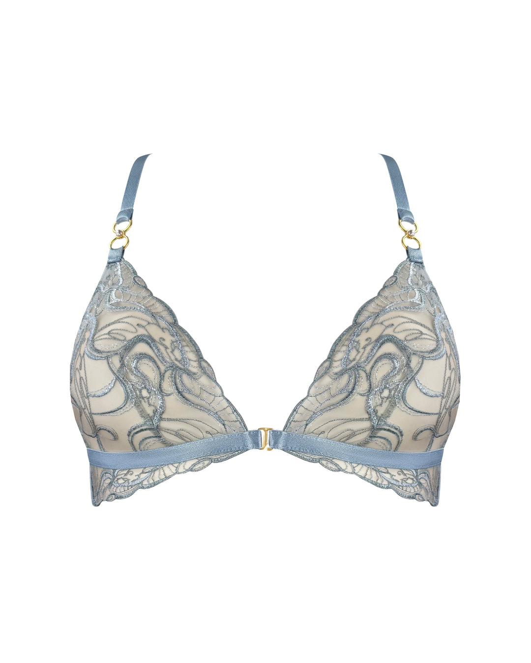 Bordelle Pearl Soft Cup Bra Dusty Blue