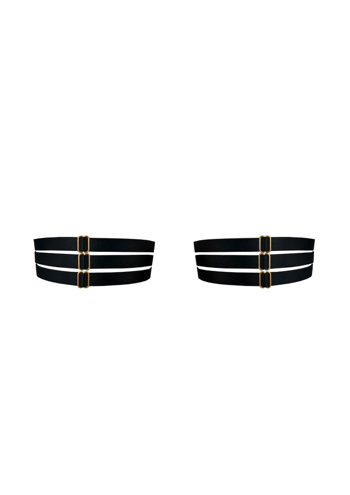 Bordelle Pearl Garters Black