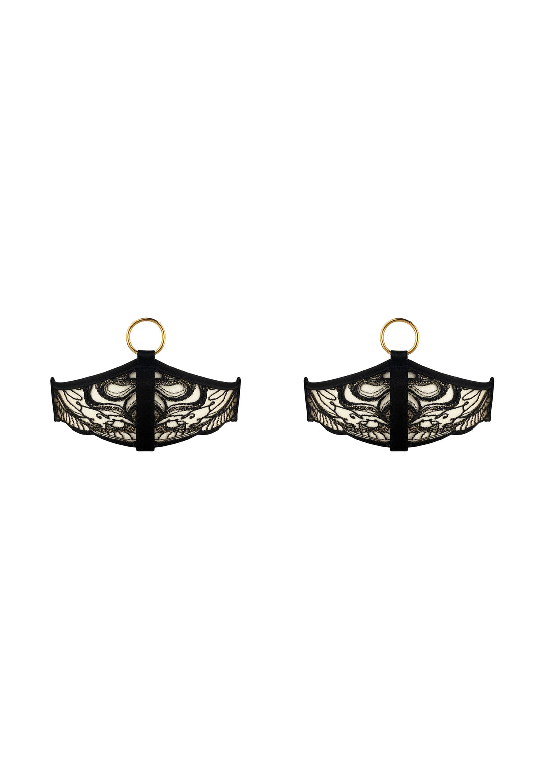 Bordelle Pearl Garters Black