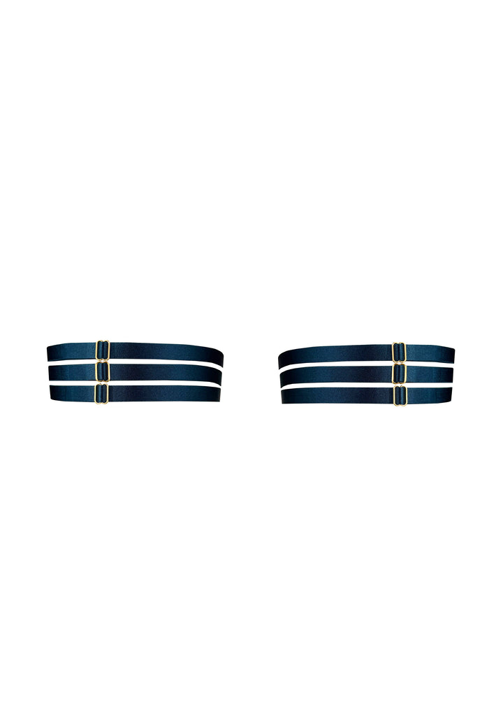 Bordelle Pearl Garters Teal