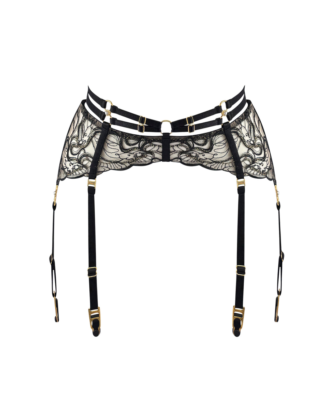 Bordelle Pearl Suspender Black