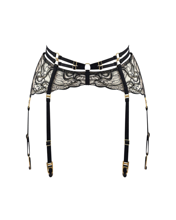 Bordelle Pearl Suspender Black