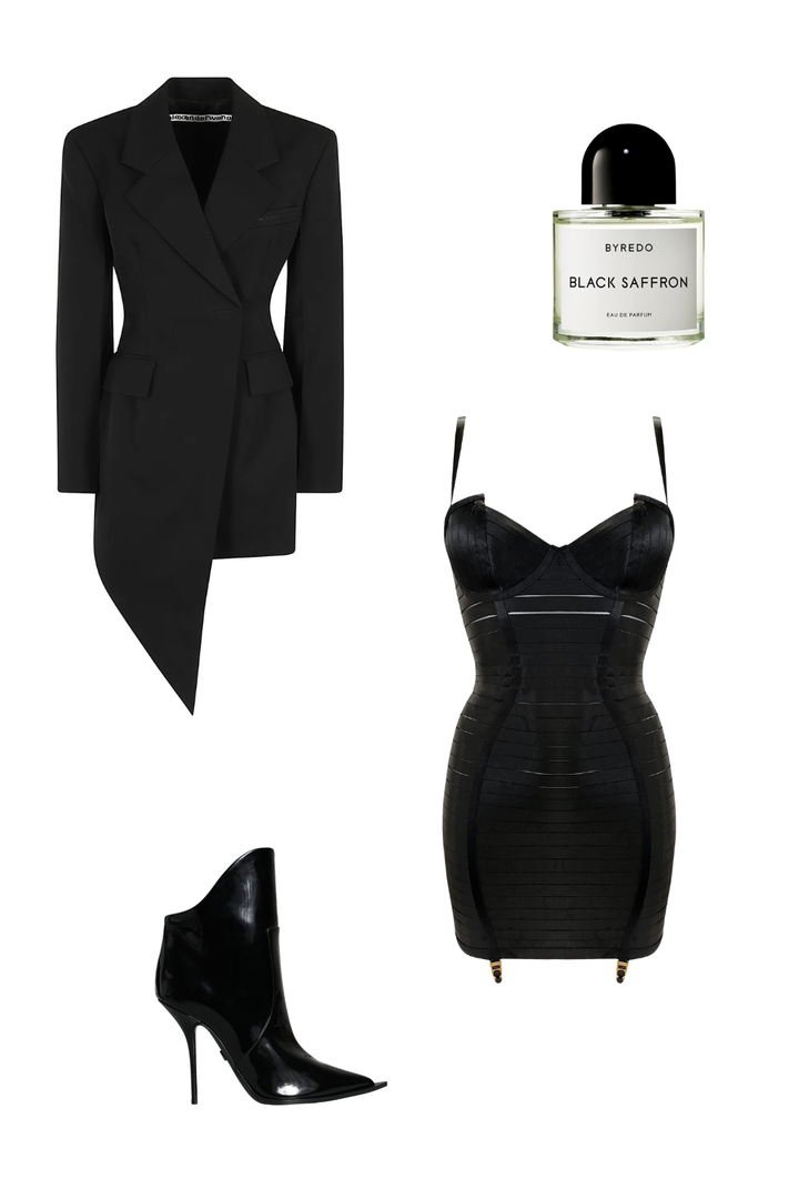 Black Patent Leather Ankle Boots