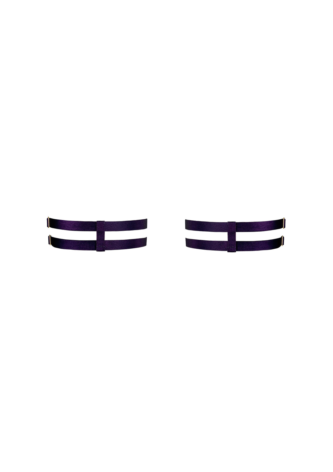 Bordelle Nara Bondage Garters Deep Purple