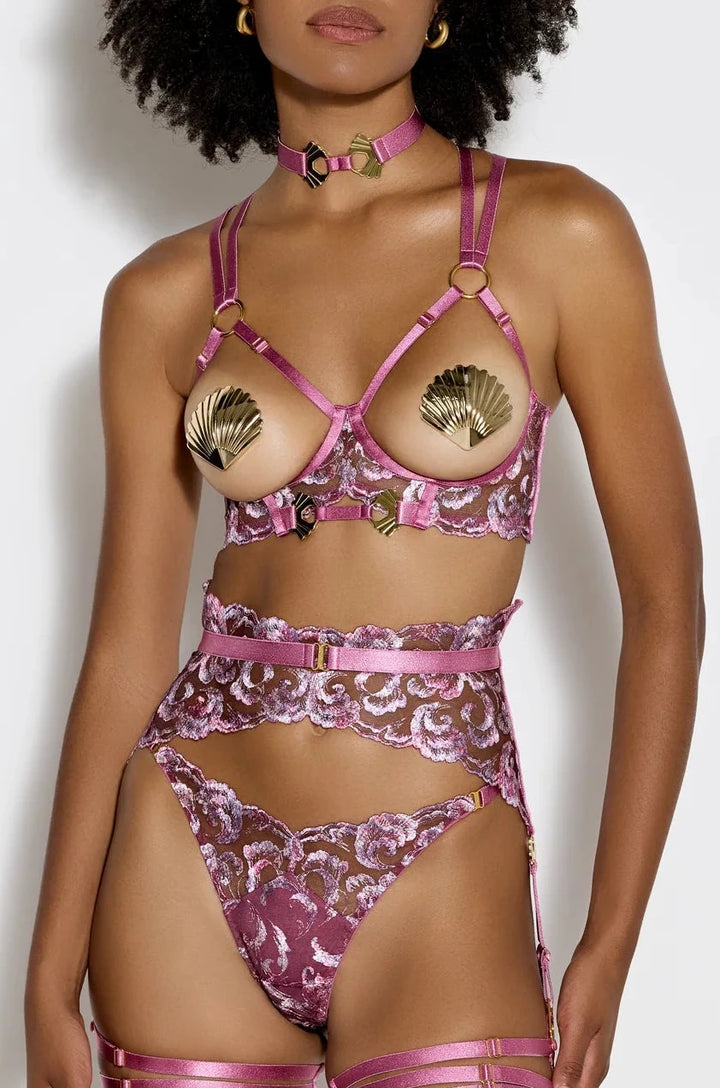 Bordelle Shell Gold Nipplets