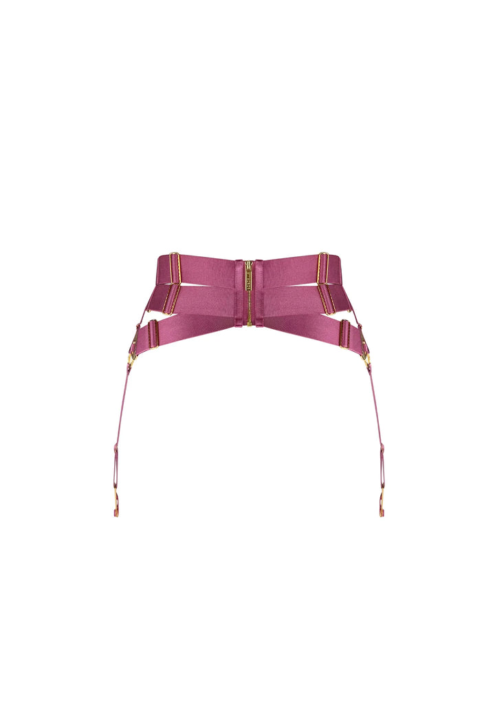 Bordelle Melusina Suspender Raspberry