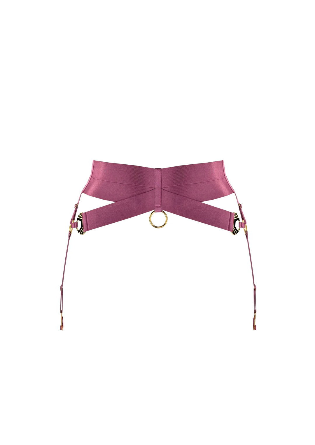 Bordelle Melusina Suspender Raspberry