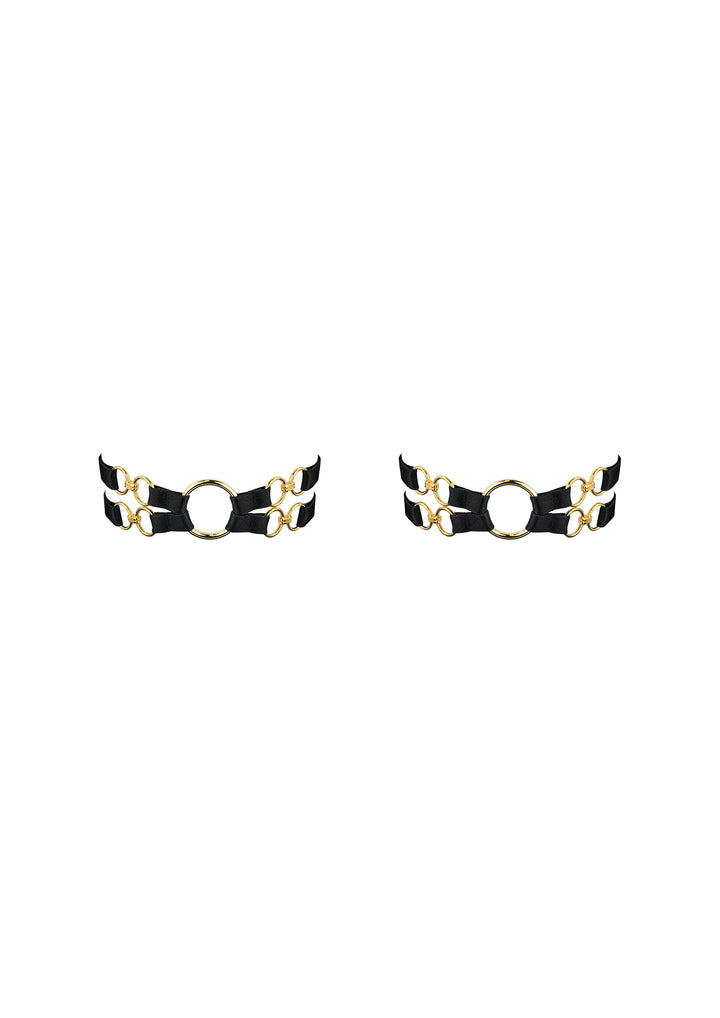 Bordelle Nara Bondage Garters Black