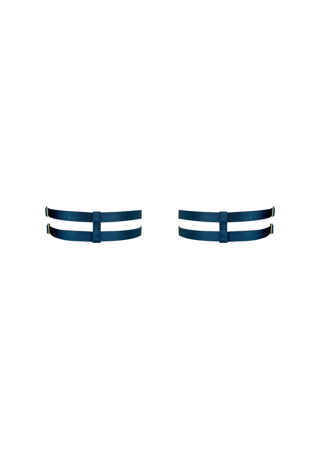 Bordelle Nara Bondage Garters Teal