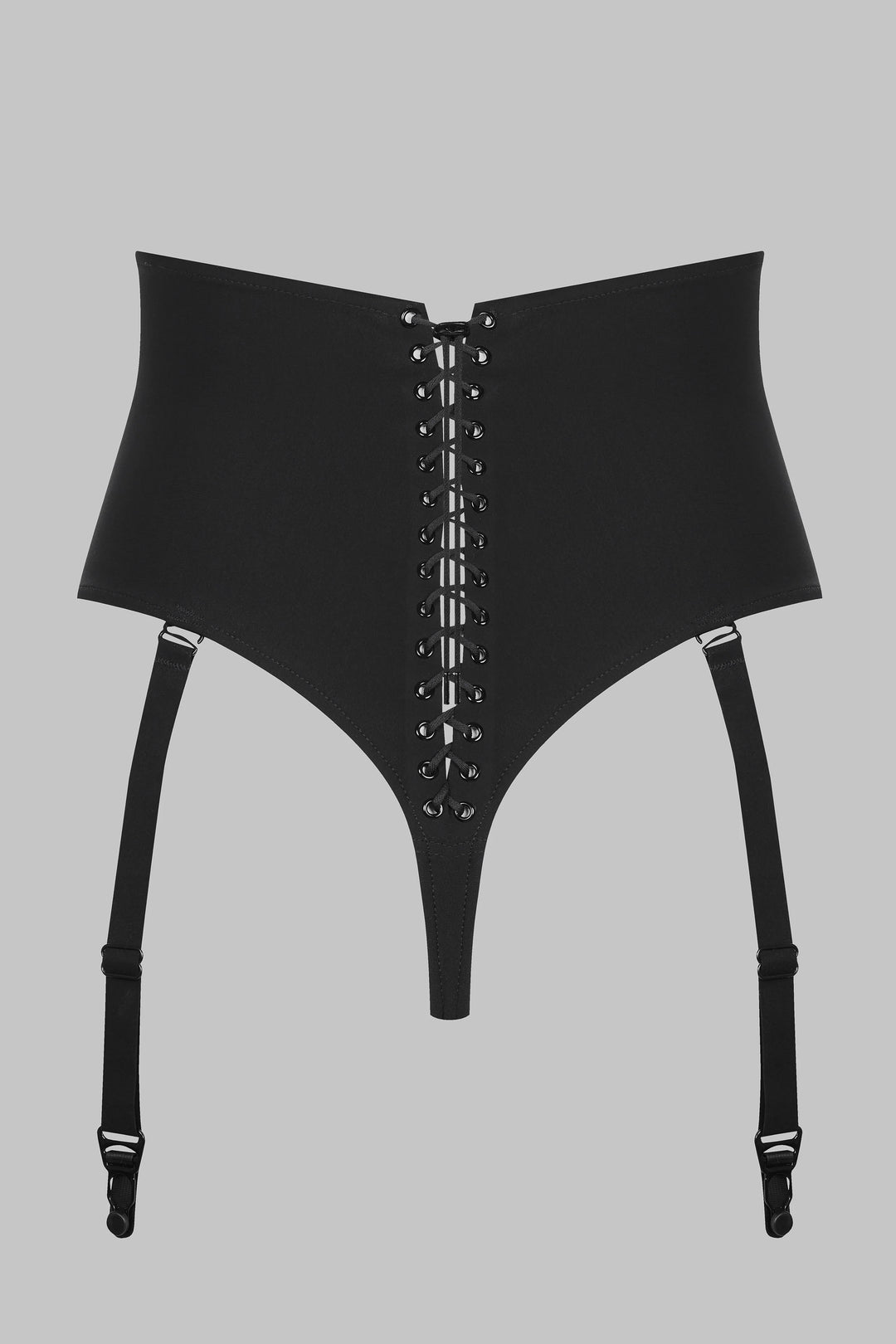 Maison Close Nuite Infinie High Waist Suspender Thong