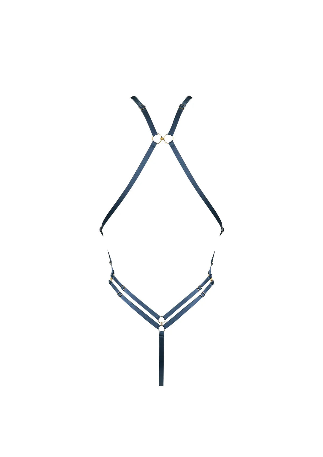 Bordelle Melusina Body Harness Denim