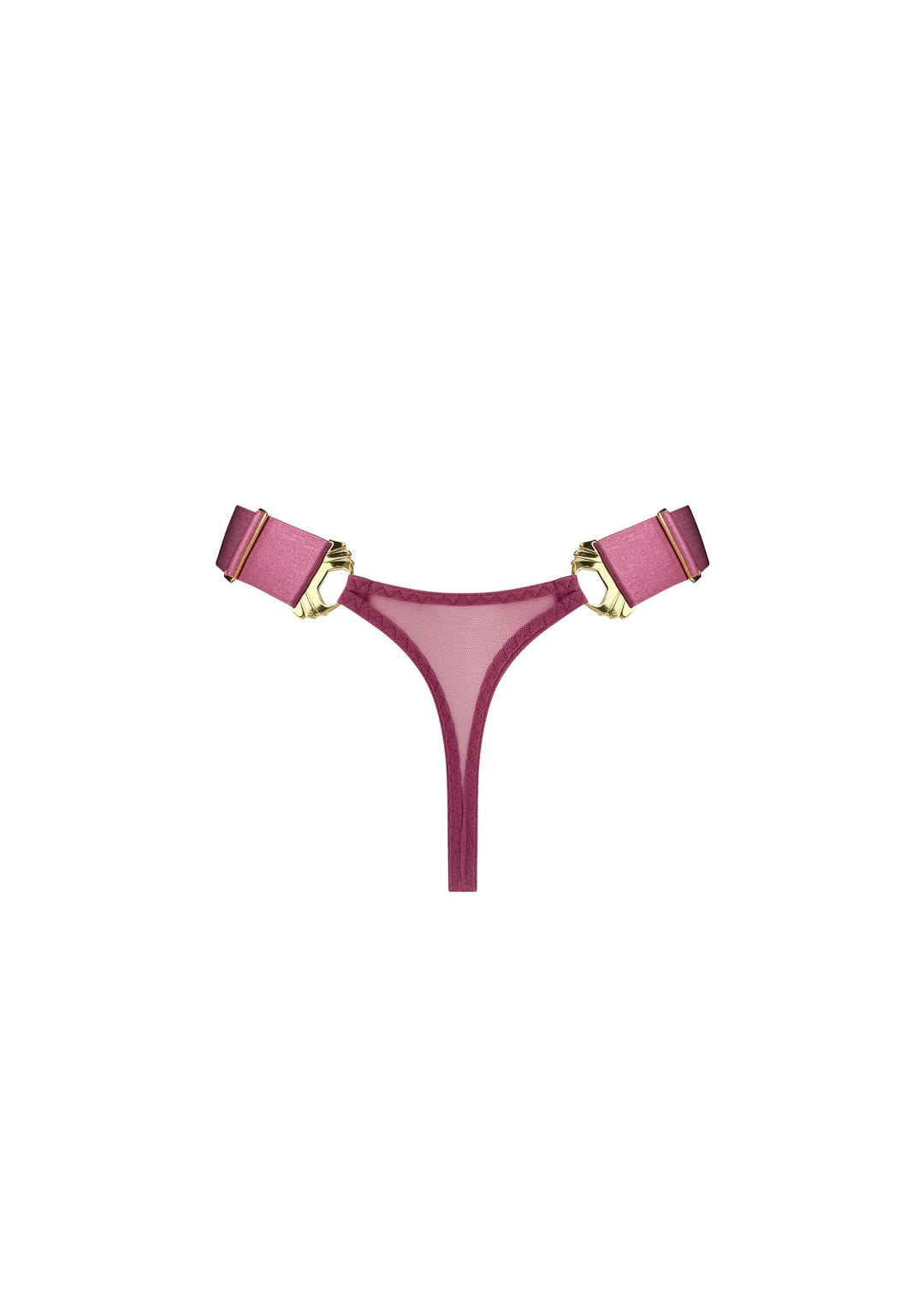 Bordelle Melusina Wide Band Thong in Raspberry