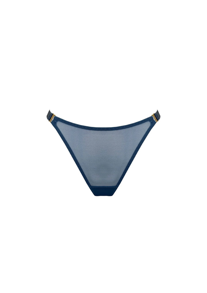 Bordelle Melusina Mesh Thong Denim
