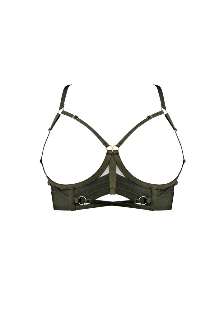 Bordelle Neda Multi-Style Bodice Bra Olive