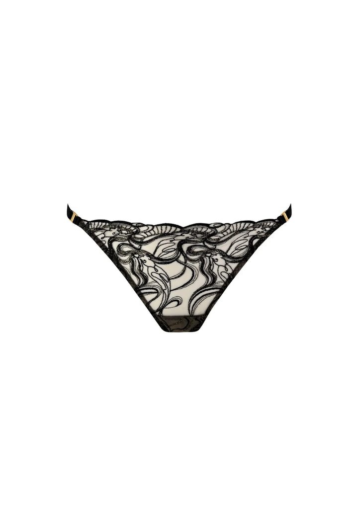 Pearl Thong Black