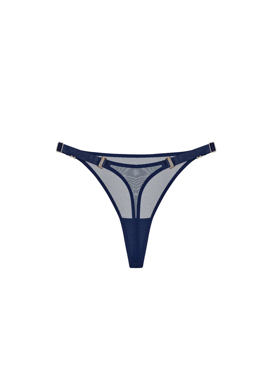Bordelle Signature Mesh Thong Navy