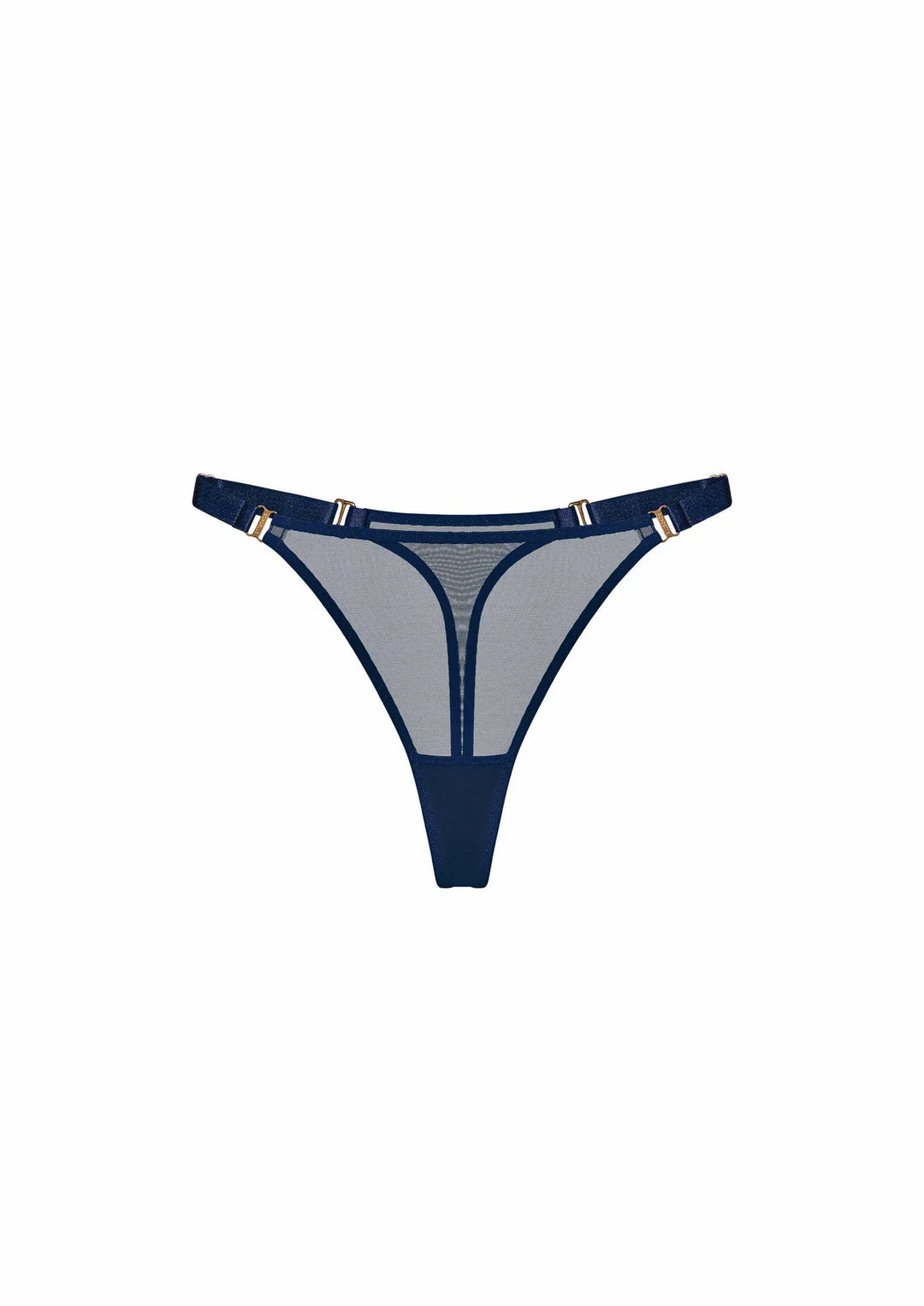Bordelle Signature Mesh Thong Navy