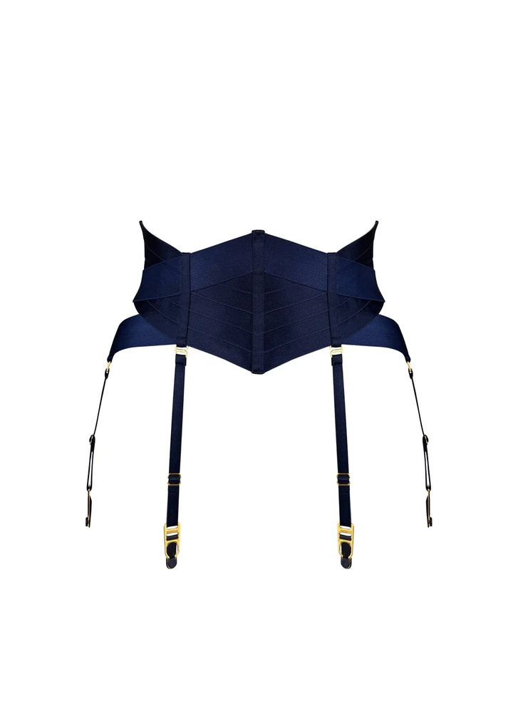 Bordelle Signature Panelled Cincher Navy