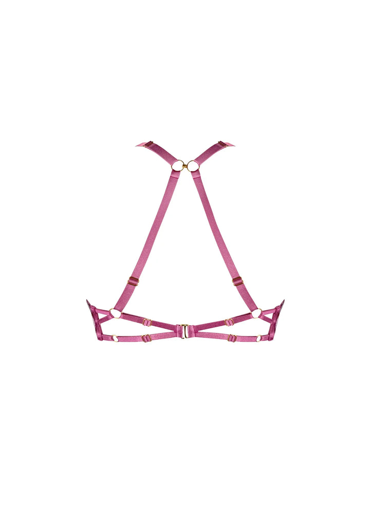 Siren Balconette Bra Raspberry