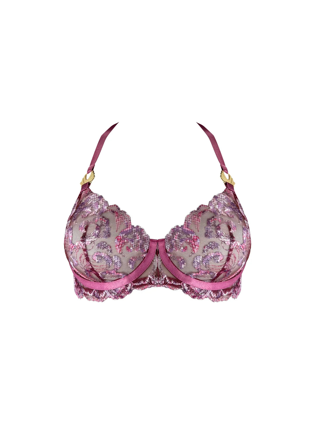 Siren Balconette Bra Raspberry