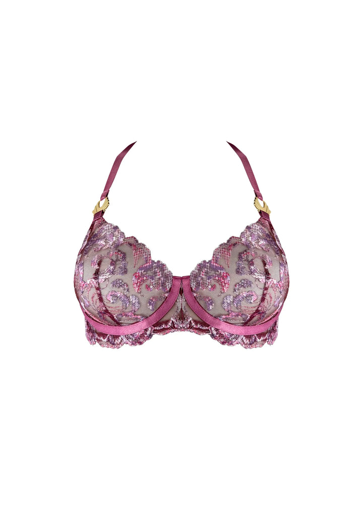 Siren Balconette Bra Raspberry