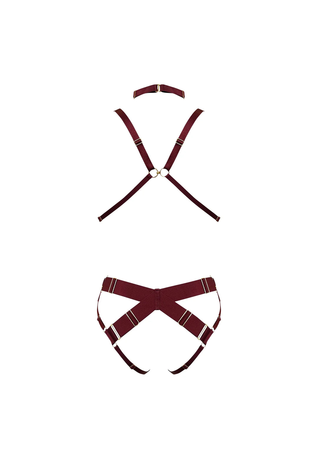 Bordelle Syra Bondage Body Harness Morello