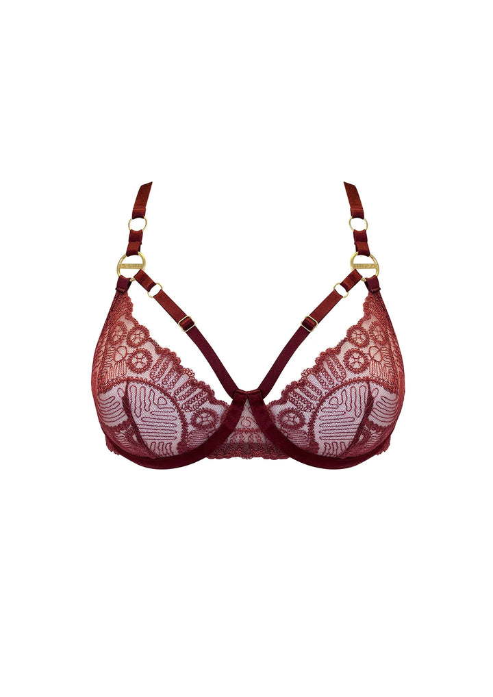Bordelle Tierra Balconette Bra Morello