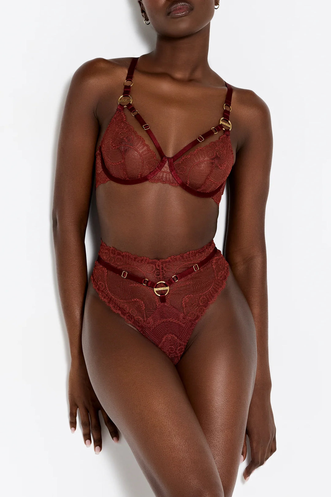 Bordelle Tierra Balconette Bra Morello