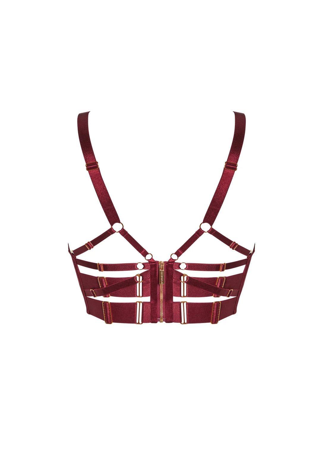 Bordelle Tierra Longline Bodice bra Morello