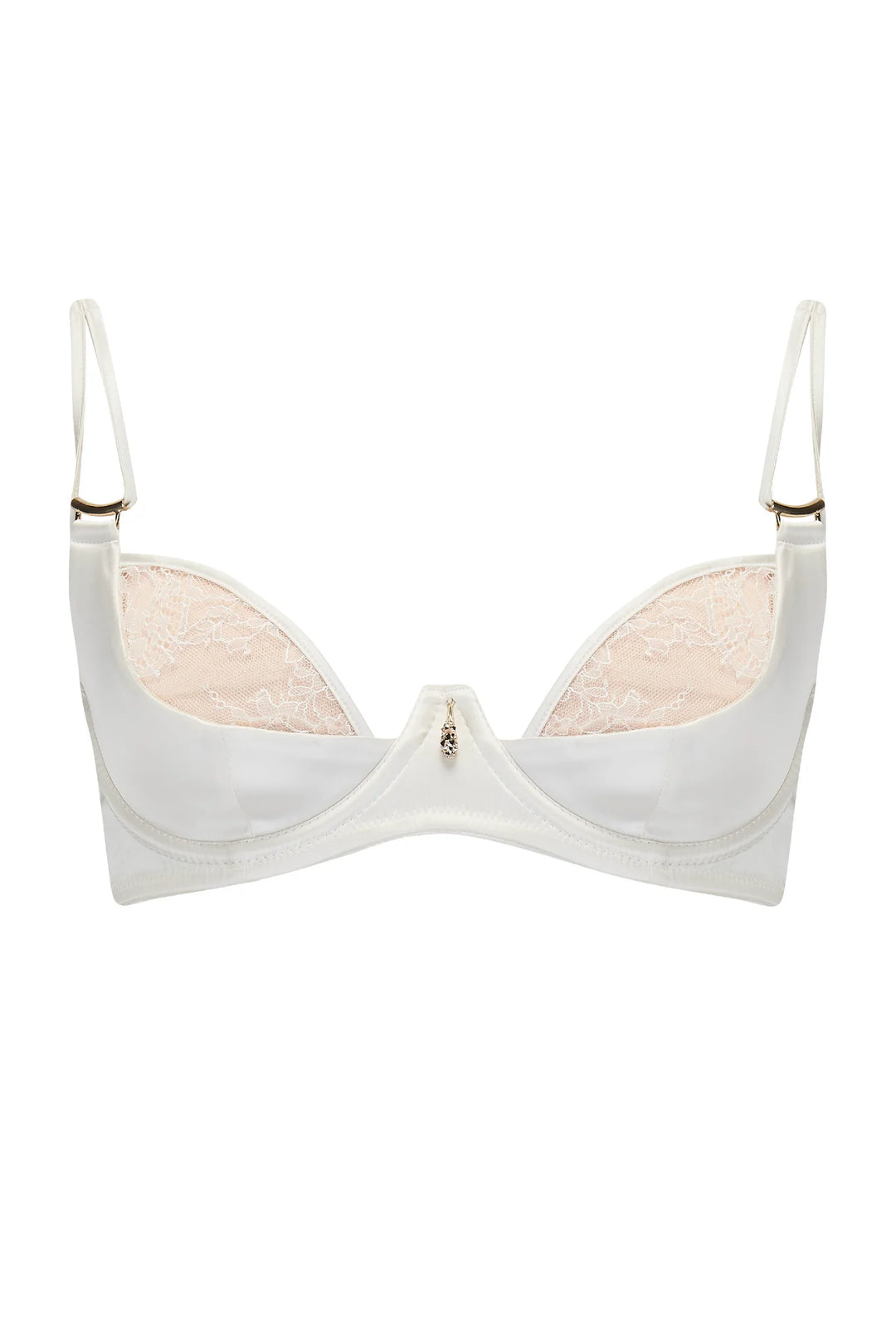 Tatu Couture Xena Plunge Bra Ivory
